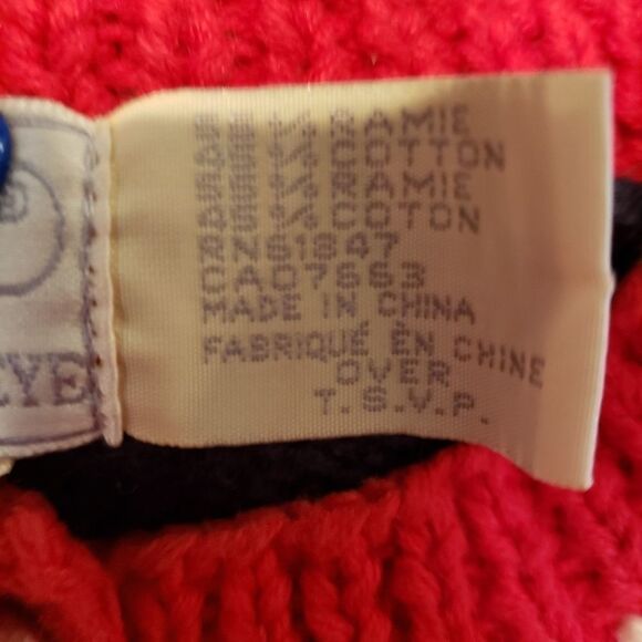 Vintage Eagles Eye  Americana Patriotic Teacher Sweater size Medium - Picture 8 of 8